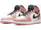 оригинальные кроссовки Nike (GS) Air Jordan 1 Mid Pink Quartz 555112-603