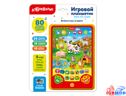 Игровой планшетик Веселые игры на ферме (Азбукварик) арт.2056