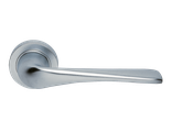 Дверные ручки Morelli Luxury "LEMANS" CSA Цвет - Матовый хром