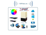 IP видеоняня WiFi (Светильник настольный, с регулировкой света и цвета) с аккумулятором  с DVR, Full HD 5 Мп (Pro iCam)