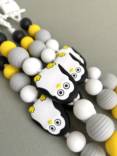 Держатель для пустышки "Пингвиненок "