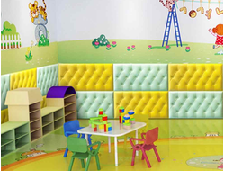 отделка стен в детской комнате