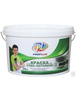 ВД "PROFILUX PL-04A акрил. белая (зел/эт) 40 кг