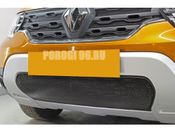 Защита радиатора Renault Duster 2021- black низ