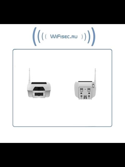 FreeCam, Всепогодная автономная беспроводная (WiFI) IP видеокамера на аккумуляторе с DVR на солнечной батарее, HD (Clever Dog)