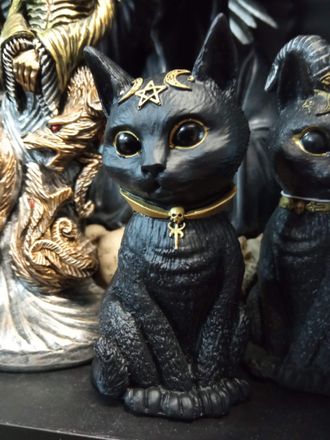 Ведьмин кот,11,5 см композитный материал. Россия