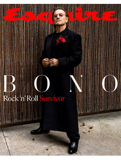 Esquire US Magazine Summer 2025 Bono, U2 Cover Мужские иностранные журналы, Intpressshop