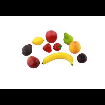 Набор реалистичных фруктов, 10шт.