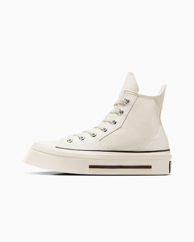 Chuck Taylor 70 De Luxe Squared белые высокие