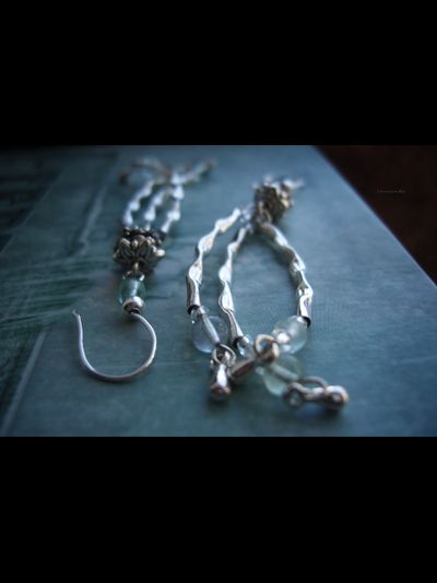 Бохо-серьги "Звон горного ручья"