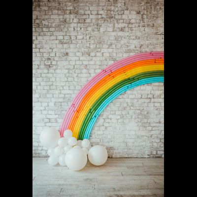 Оформление детского дня рождения в стиле "Радуга" "№ 1463