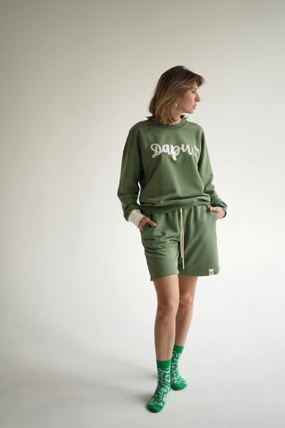 ЖЕНСКИЙ КОСТЮМ &quot;ДАРИ&quot; ЗЕЛЕНЫЙ