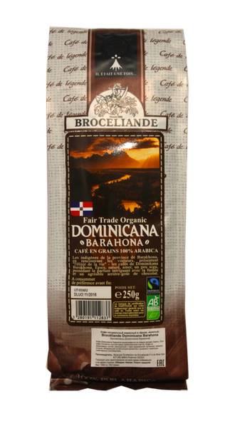 Кофе в зернах Broceliande Dominicana 250 гр.