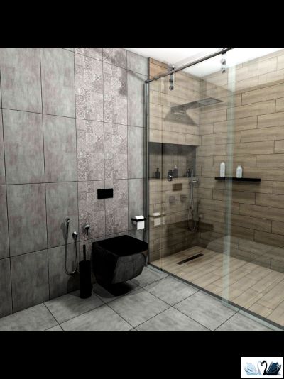 Плитка настенная Belani Амалфи светло-серый 30х60 см Береза керамика