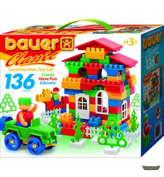 Конструктор Bauer "Классик" 136 деталей. 197