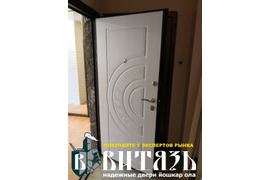 Входные металлические стальные двери Йошкар Ола в Самаре Витязь двери фото работ