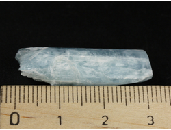 Берилл голубой (Аквамарин), кристалл, Россия, Забайкалье (30*9*8 мм, 3,7 г) №37864