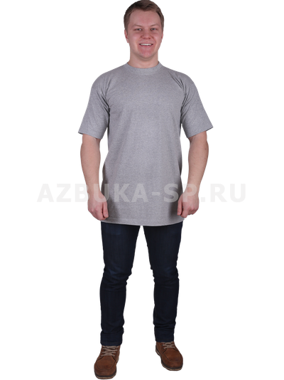 Футболка 100% хлопок, серая