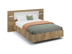 Спальня МИШЕЛЬ - Кровать МИ 140 Дуб крафт золотой