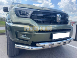 Защита переднего бампера двойная с перемычками Папа Тюнинг d76/60 для TANK 400 2023-