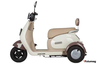 Электротрицикл Rutrike Gelbert Ogma 48V/60V 650Вт бело-коричневый