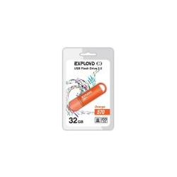 Накопитель USB 2.0 32GB Exployd 570 оранжевый