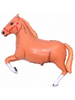 Лошадь коричневая