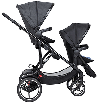 Коляска для погодок Phil and Teds Voyager Charcoal Grey