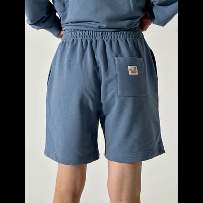 ШОРТЫ УНИСЕКС "ПРИЯТНО" ГОЛУБЫЕ