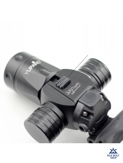 Фонарь для дайвинга налобный Yupard T6-1000Lm-белый