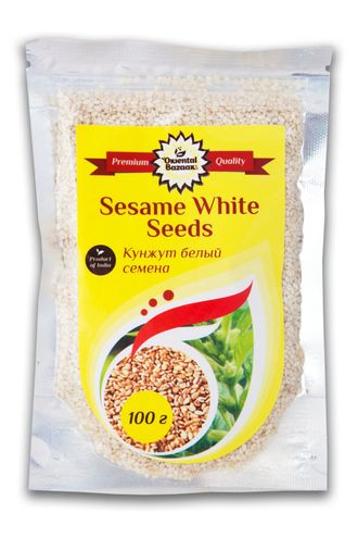 Кунжут белые семена Shri Ganga, 100гр