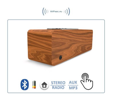 SMALODY SL-50S Bluetooth колонка СТЕРЕО, радио FM, с аккумулятором для использования в помещении