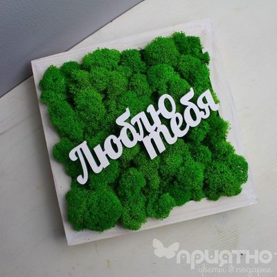 Живая Эко-Картина "Люблю тебя" 1083
