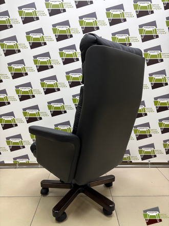 Кресло VIP ТГЛ, кожа (черная)