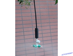 Антикапля миниклапан выход 6мм нар., вход шип, разборный - резьба (серый)