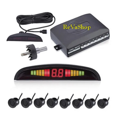 Парктроник Четыре датчика парктроника с дальностью обнаружения 2м окажут посильную помощь revashop