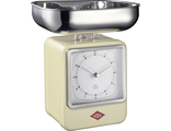 Кухонные весы-часы Wesco Retro Style, кремовый