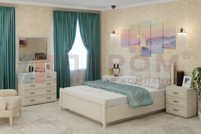 Композиция Спальни Карина Серый кашемир