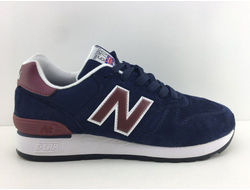 New Balance 670 синие с бордовым
