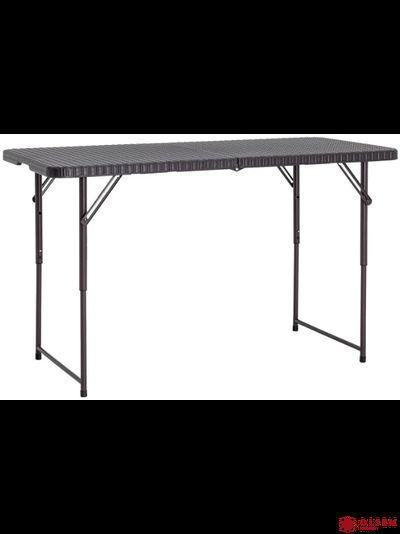 Стол для кейтеринга 1220х610 складной чемодан пластиковый коричневый