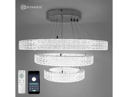 Estares св-к-люстра св/д упр. подвес AKRILKA 3R 120W(12000lm) 2K-4K-6K круг 600x1200 пультДУ IP20