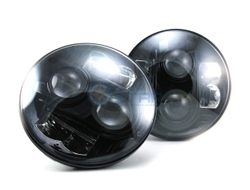 Светодиодная фара 7 дюймов головного света круглая, 80W, ближний и дальний свет (Jeep Wrangler, Harley-Davidson, Mercedes G-class и др.), 1шт.