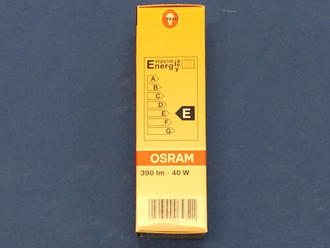 Галогенная лампа  Osram Decor BA FR40 40w Е14