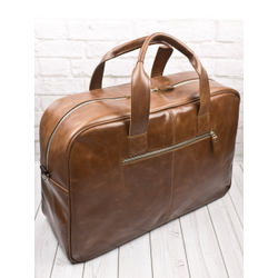 Кожаная дорожная сумка Frentano Premium brown (арт. 
4041-52)