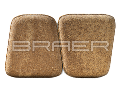 Тротуарная плитка классико круговая color mix миндаль braer 60 мм