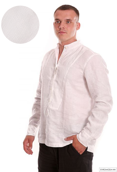 Рубашка мужская льняная Ремин