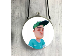 Сумка круглая Привет Сосед/ Hello Neighbor №2