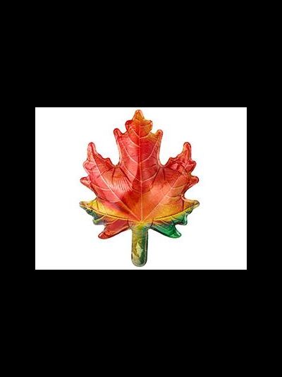 Шар 26 см "Кленовый лист" с клапаном