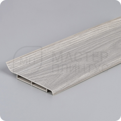 Плинтус Vilo Linela из ПВХ 408 Дуб Брисбен с мягким краем 16х80х2000 мм.