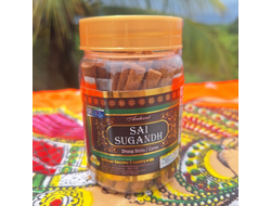 Натуральные ароматические благовония безосновные (палочки 100 грамм) "Sai Sugandh" ЭКСКЛЮЗИВНЫЕ ВОЛШЕБНЫЕ благовония ручной работы , направленные на очищение и энергетическое восстановление